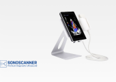 Ergonomie und Mobilität - Ultra portables Ultraschallgerät für den Einsatz am Patientenbett, im Notfall, in der Ambulanz (Sanitäter - Krankenwagen), in der Praxis, Allgemeinmedizin, Radiologie, Gynäkologie, Weichteile, MSK (Orthopädie, Neurologie, Rheumatologie), Anästhesie, Urologie, Gefässdiagnostik, Abdomen, Pädiatrie...