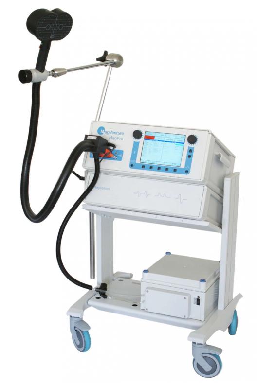 MagOption: MagPro R30 oder X100 mit MagOption: Eine All-inclusive Lösung für die TMS, die rTMS und den Doppel-Schock.